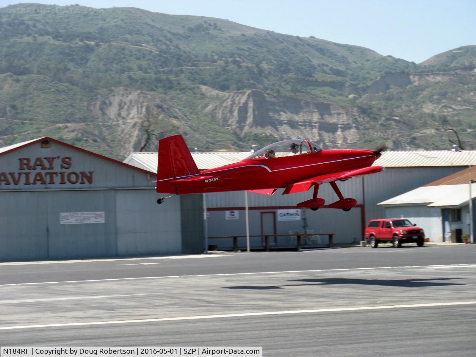 N184RF, 2003 Vans RV-8 C/N 80122, 2003 Findly VAN's RV-8, Lycoming IO-360, landing Rwy 22