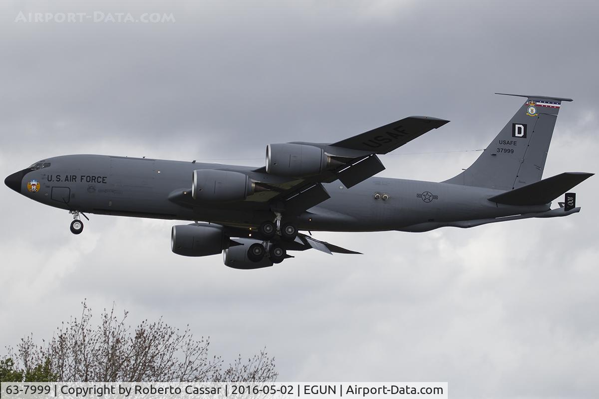 63-7999, 1963 Boeing KC-135R Stratotanker C/N 18616, Mildenhall 2016