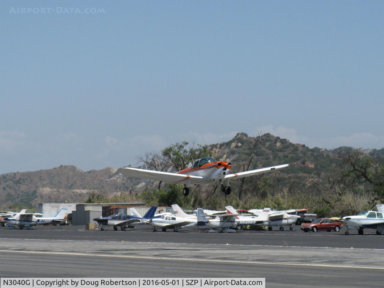 N3040G, 1961 Forney F-1A Aircoupe C/N 5740, 1961 Forney F-1A AIRCOUPE, Continental O-200 100 Hp upgrade from original C90 by STC, takeoff climb Rwy 22