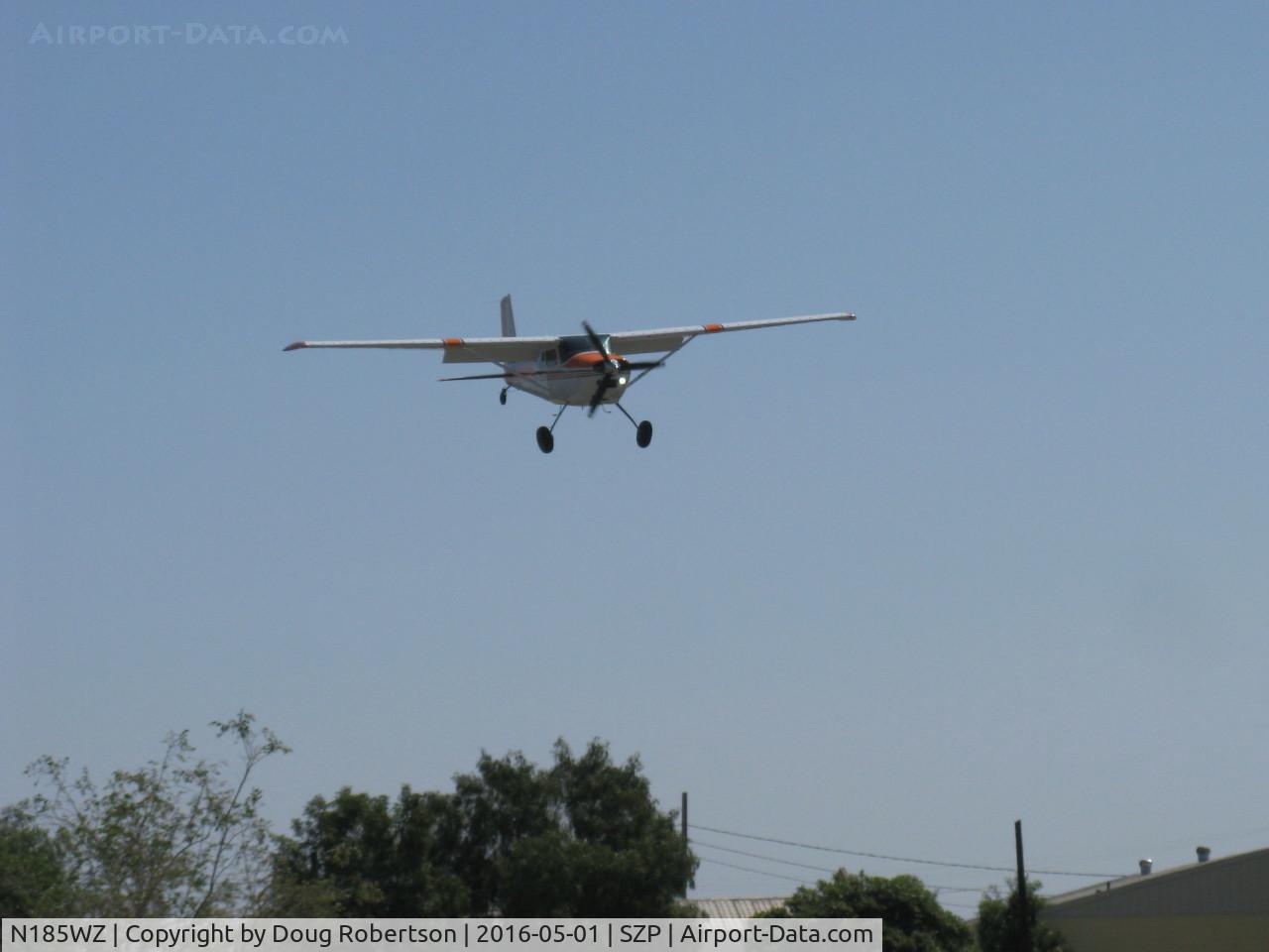 N185WZ, 1980 Cessna A185F Skywagon 185 C/N 18504102, 1980 Cessna A185F SKYWAGON, ContinentaL IO-550 300 Hp, on final Rwy 22