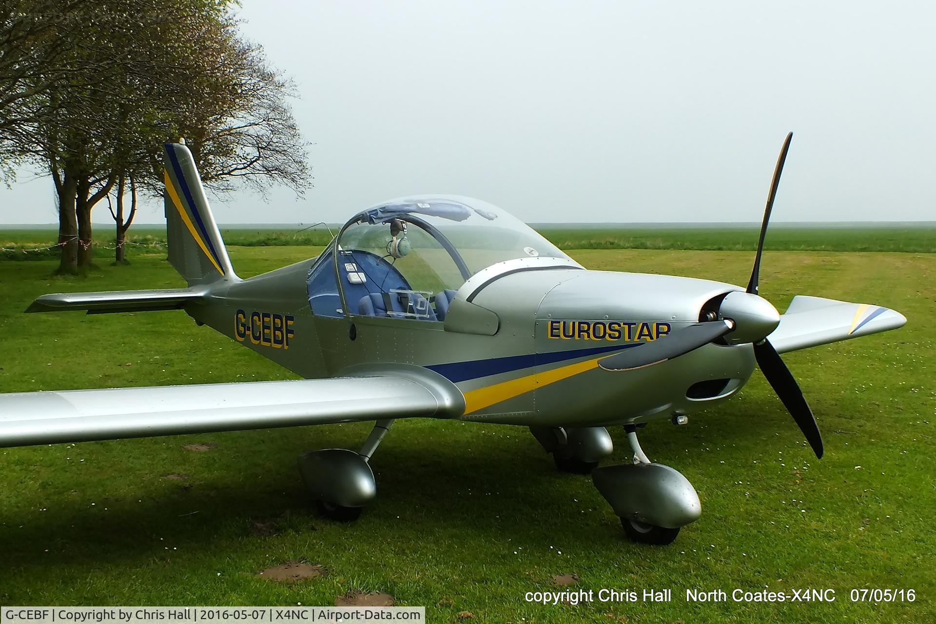 G-CEBF, 2006 Aerotechnik EV-97A Eurostar C/N PFA 315A-14525, at North Coates
