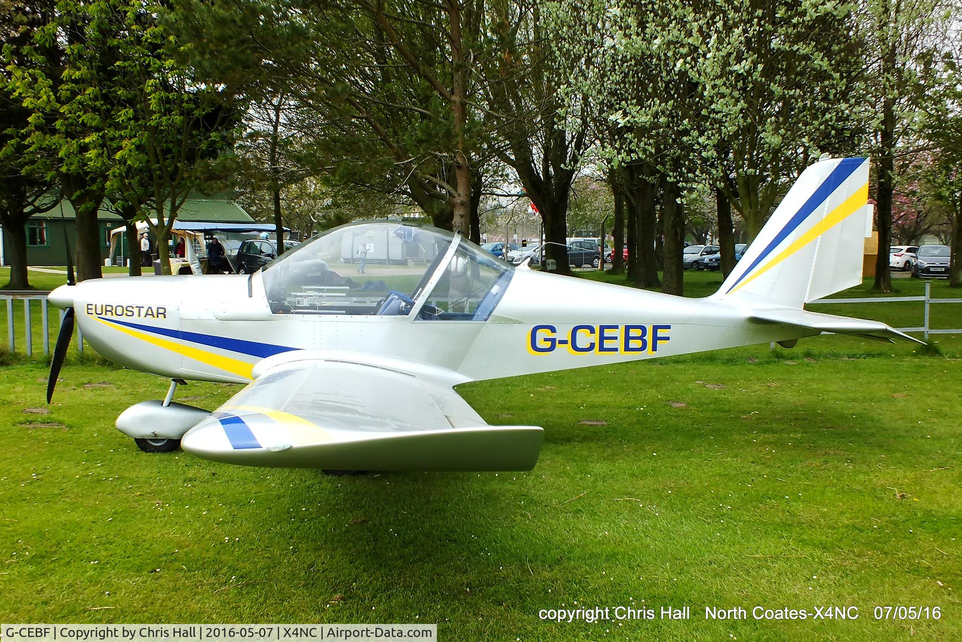 G-CEBF, 2006 Aerotechnik EV-97A Eurostar C/N PFA 315A-14525, at North Coates
