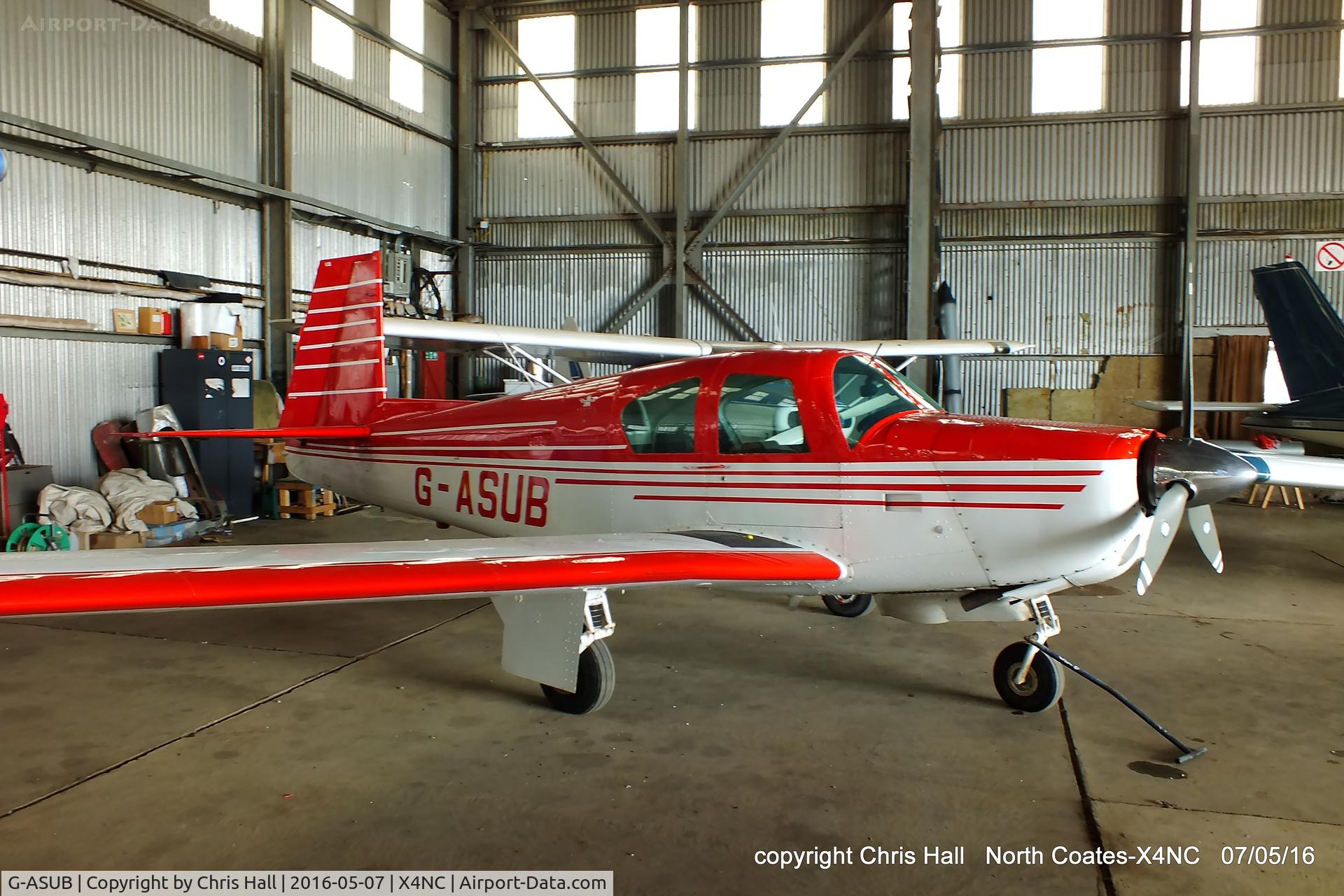 G-ASUB, 1964 Mooney M20E Super 21 C/N 397, at North Coates