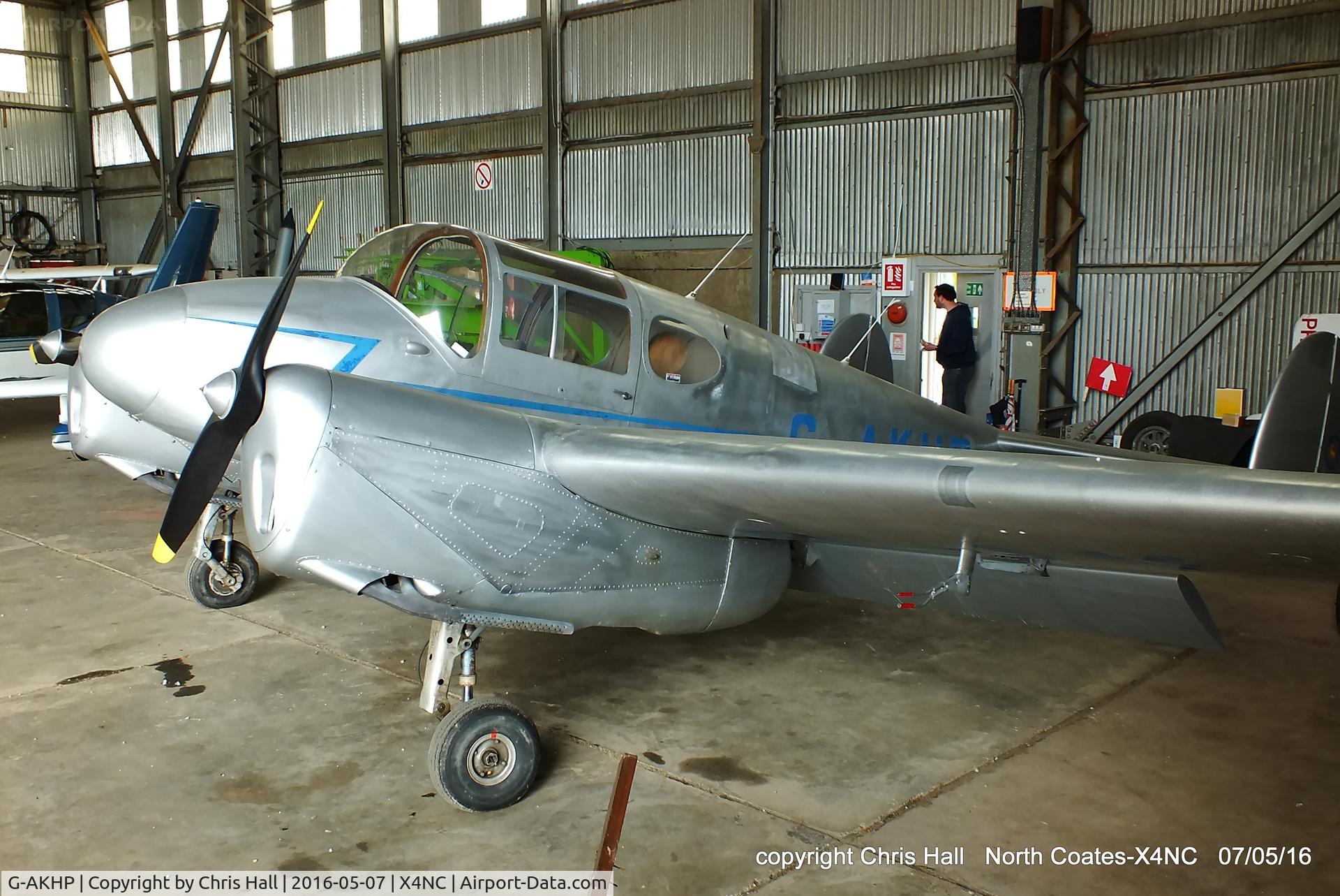 G-AKHP, 1947 Miles M65 Gemini 1A C/N 6519, at North Coates