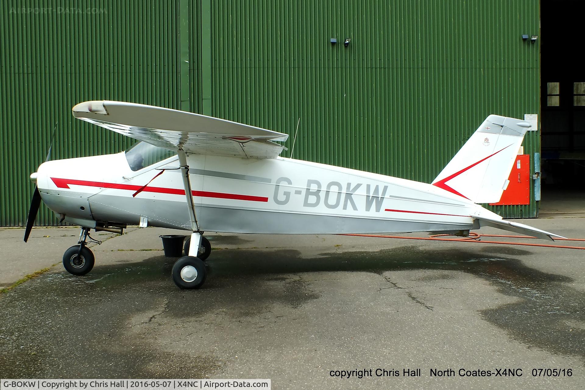 G-BOKW, 1969 Bolkow Bo-208C Junior C/N 689, at North Coates