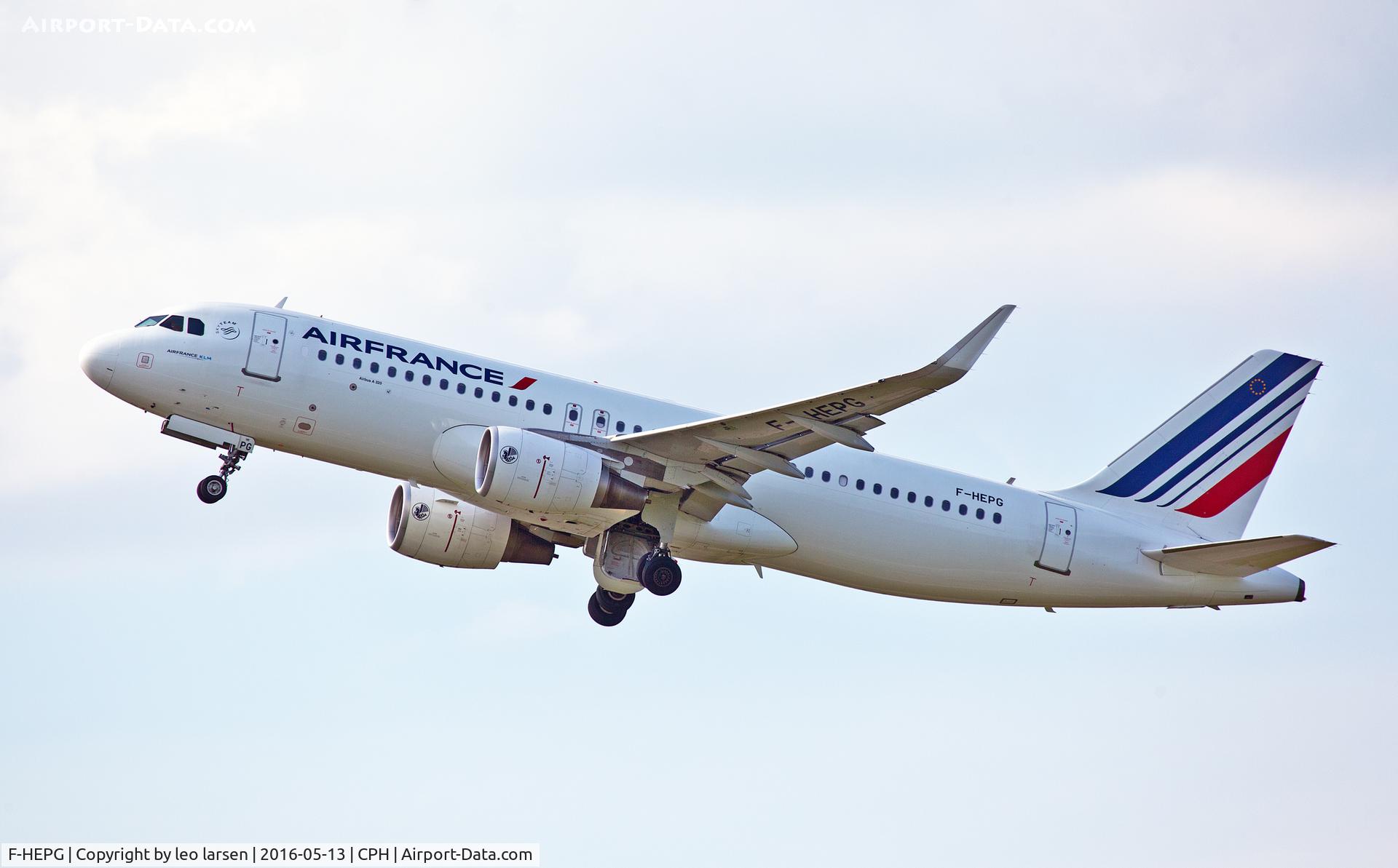 F-HEPG, 2013 Airbus A320-214 C/N 5802, Copenhagen 13.5.16