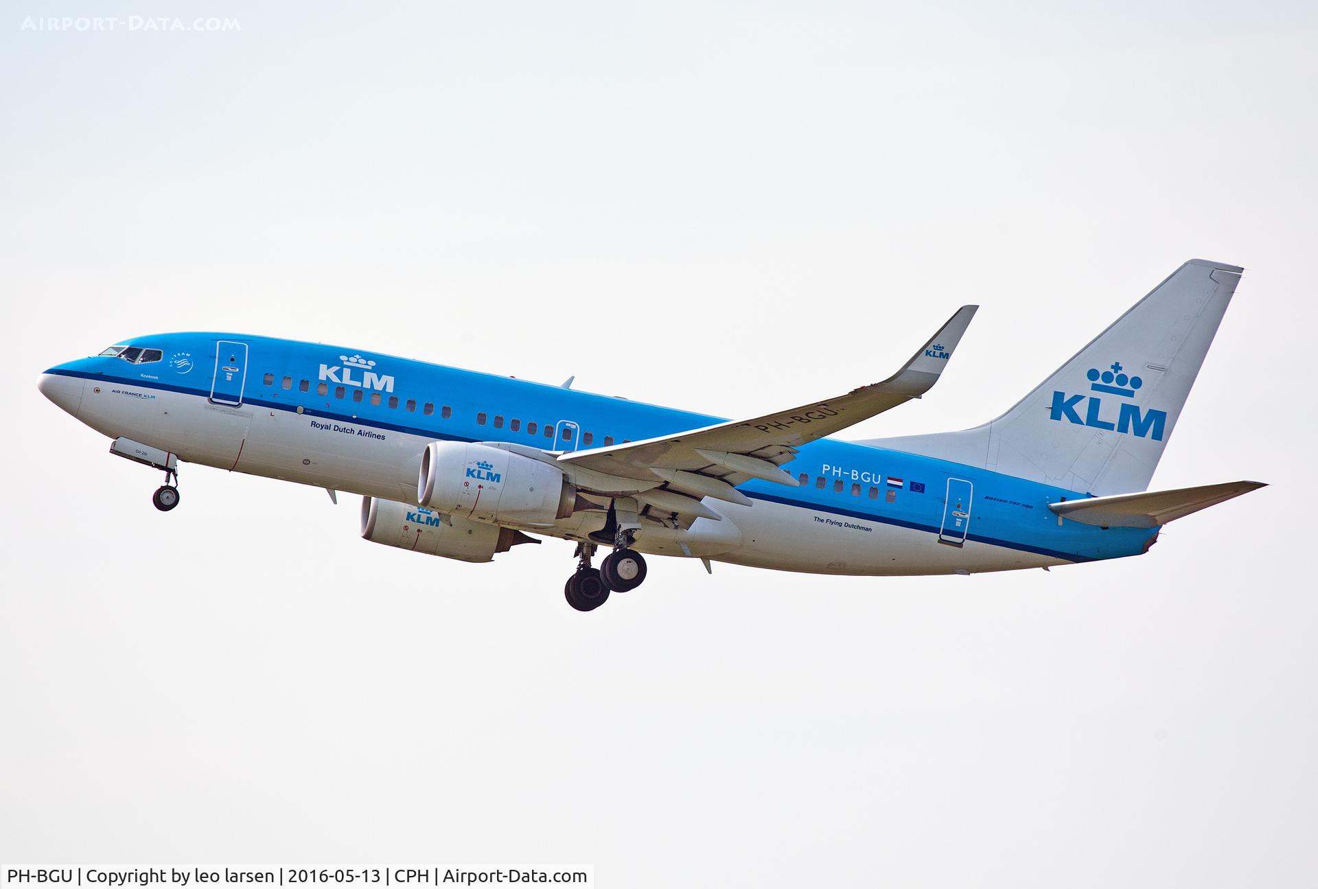 PH-BGU, 2011 Boeing 737-7K2 C/N 39257, Copenhagen 13.5.16