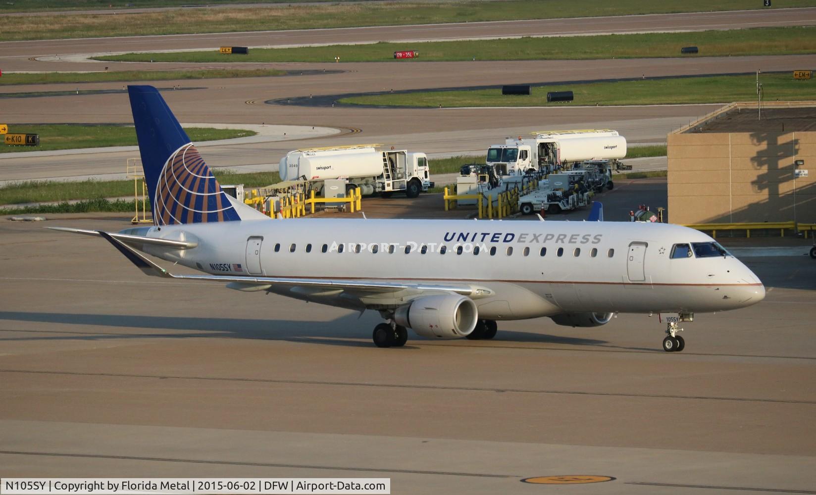 N105SY, 2014 Embraer 175LR (ERJ-170-200LR) C/N 17000395, United
