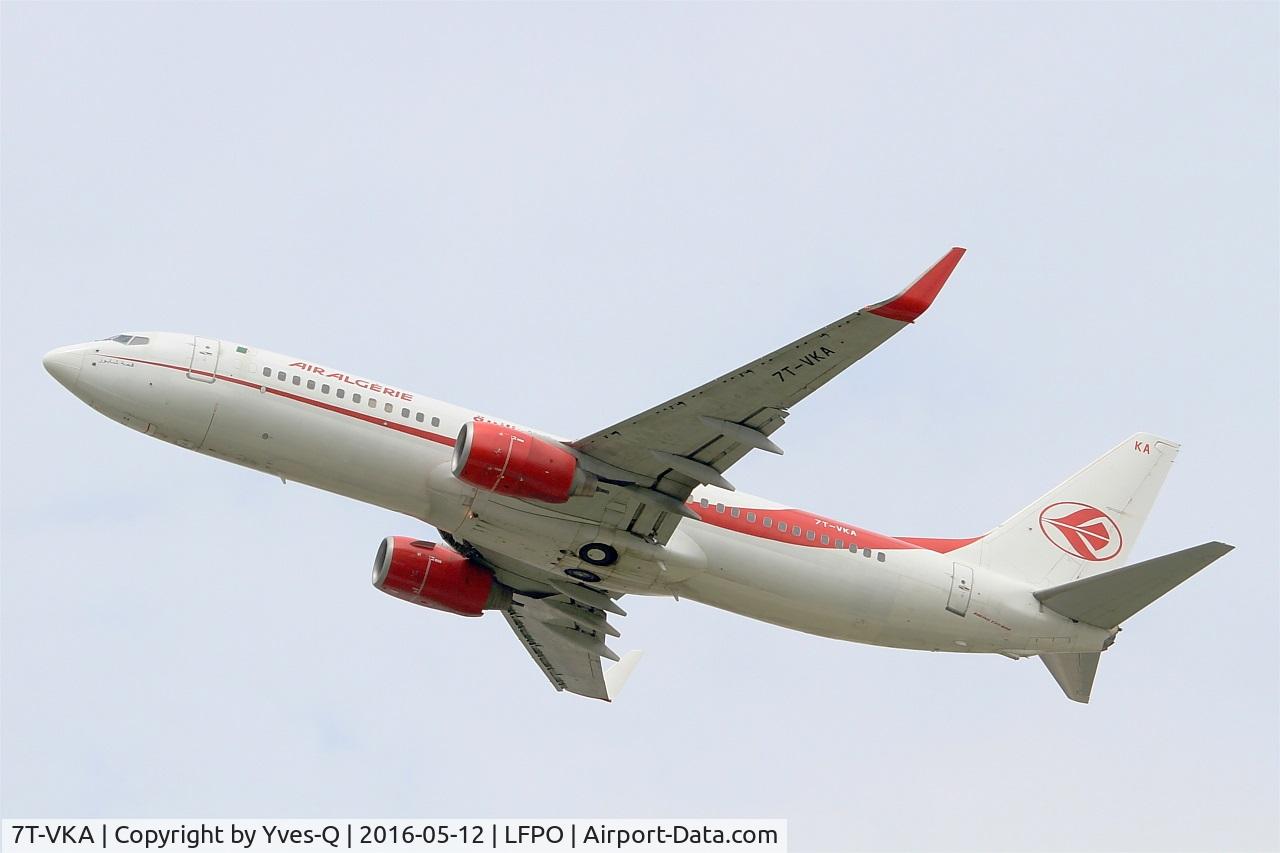 7T-VKA, 2005 Boeing 737-8D6 C/N 34164, Boeing 737-8D6, Take off rwy 26, Paris Orly airport (LFPO-ORY)