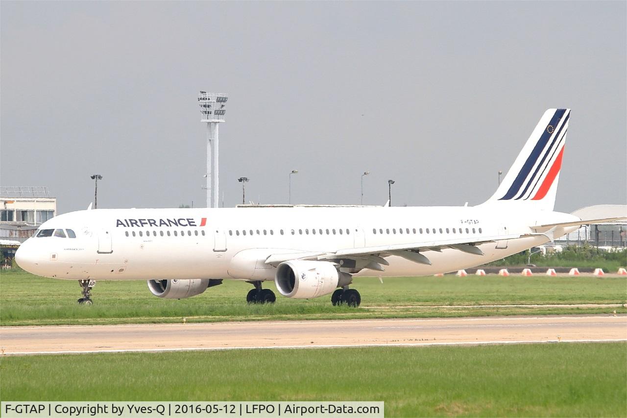 F-GTAP, 2008 Airbus A321-211 C/N 3372, Airbus A321-211, Taxiing to boarding area, Paris Orly airport (LFPO-ORY)