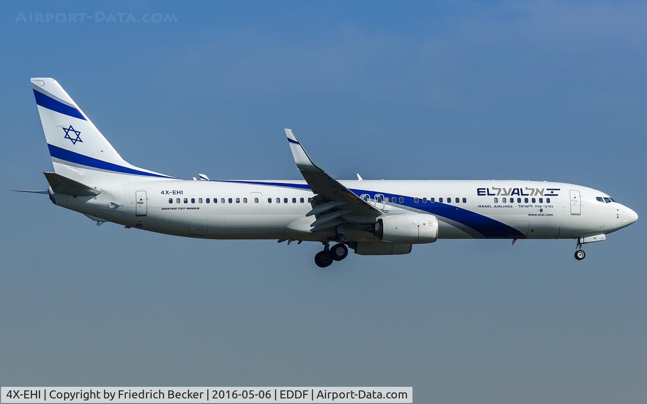 4X-EHI, 2016 Boeing 737-958/ER C/N 41559, on final RW07C