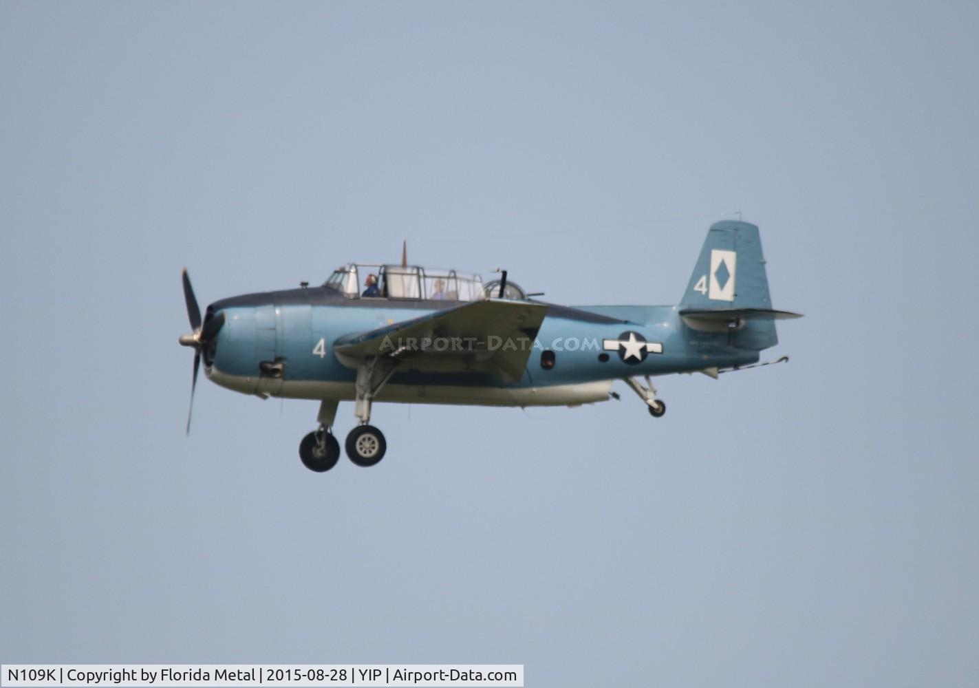N109K, 1945 Grumman TBM-3 Avenger C/N 3800, TBM Avenger