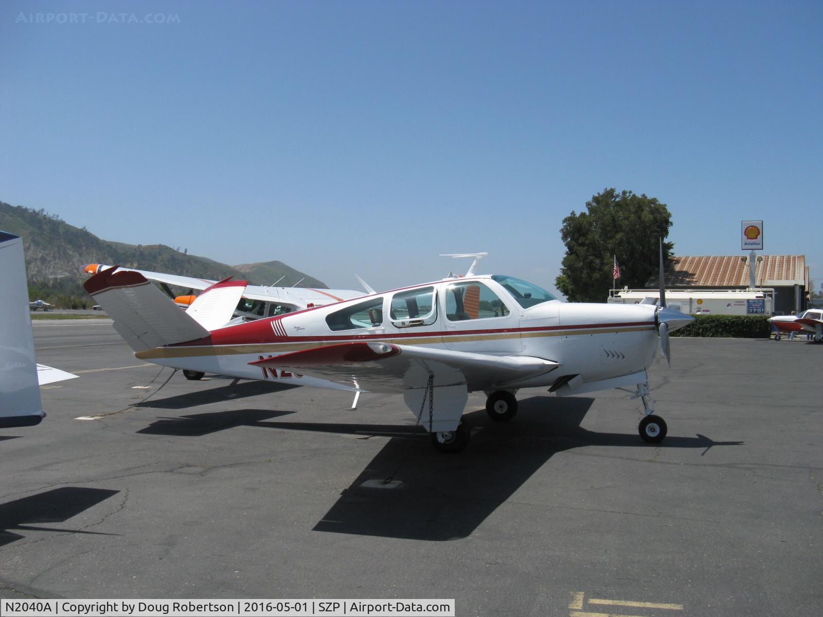 N2040A, 1969 Beech V35A Bonanza C/N D-9024, 1969 Beech V35A BONANZA, Continental IO-520 285 Hp