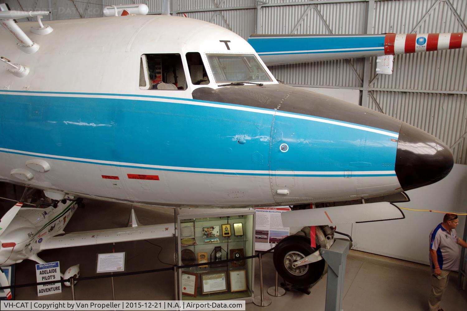 VH-CAT, 1959 Fokker F.27-100 Friendship C/N 10132, This Fokker F27 is now preserved in the South Australian Aviation Museum in Port Adelaide.