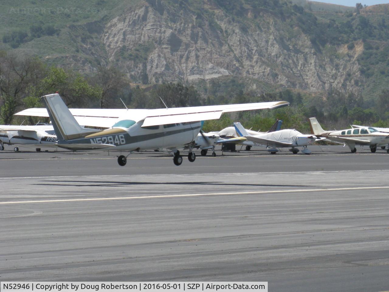 N52946, 1977 Cessna 177RG Cardinal C/N 177RG1317, 1977 Cessna 177RG CARDINAL, Lycoming IO-360-A1B6D 200 Hp, landing Rwy 22
