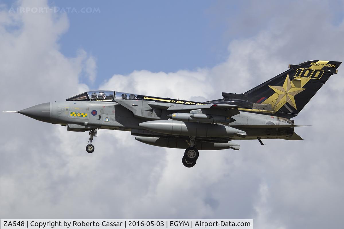 ZA548, 1981 Panavia Tornado GR.4 C/N 061/BT016/3032, Marham