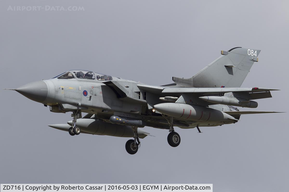 ZD716, 1984 Panavia Tornado GR.4 C/N 341/BS117/3157, Marham