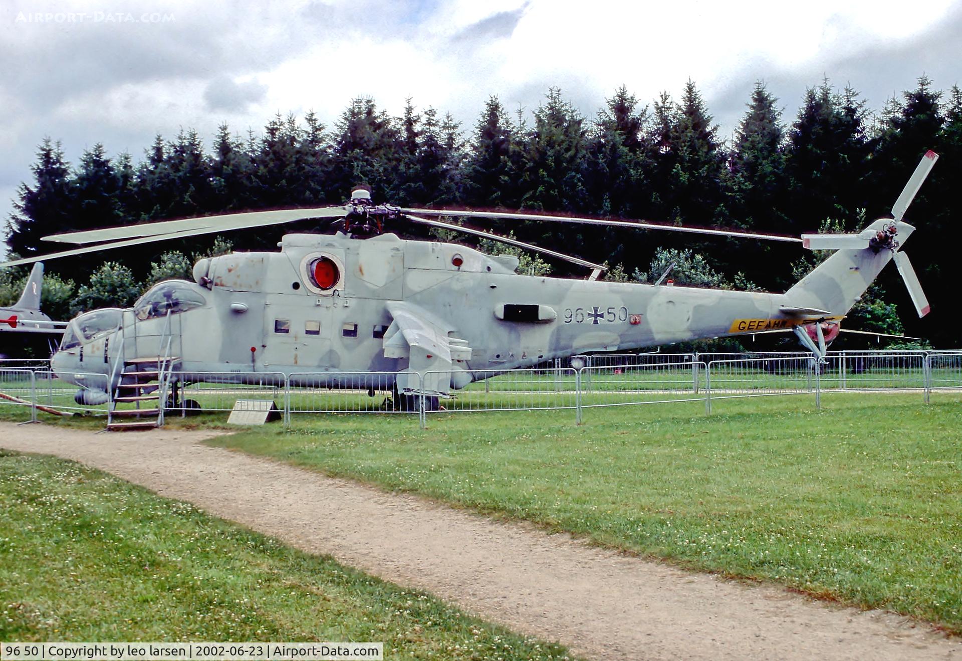 96 50, Mil Mi-24P Hind F C/N 340340, Hermeskiel Museum 23.6.02