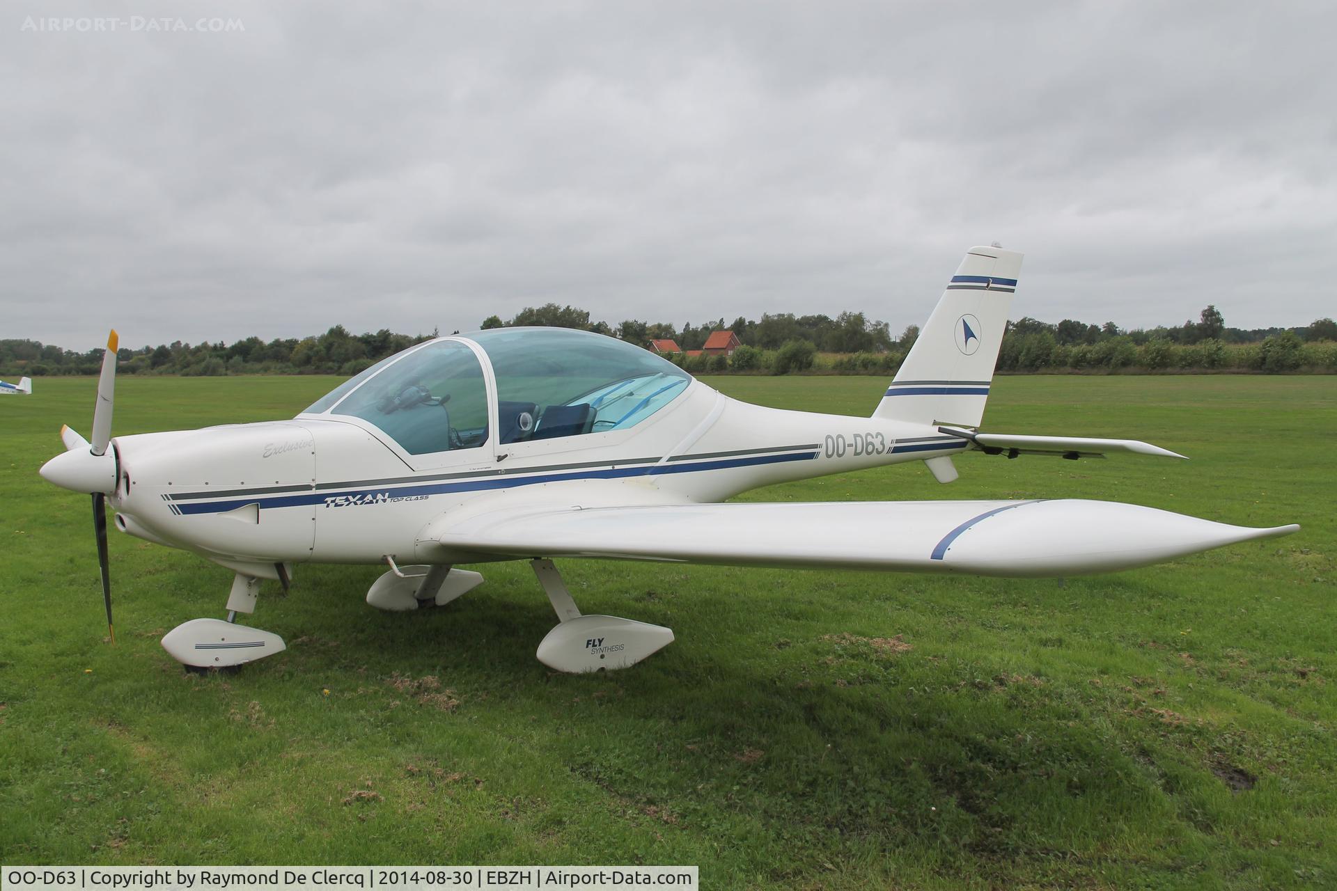 OO-D63, 2002 Fly Synthesis Texan C/N 2002/0012, Aero Kiewit opendoor 2014.