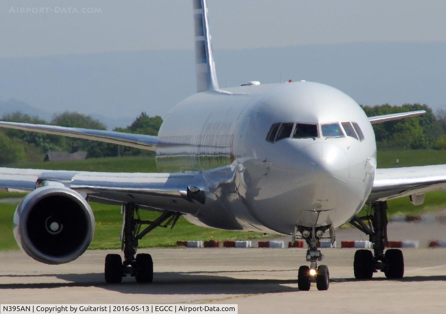 N395AN, 1998 Boeing 767-323 C/N 29432, At Manchester
