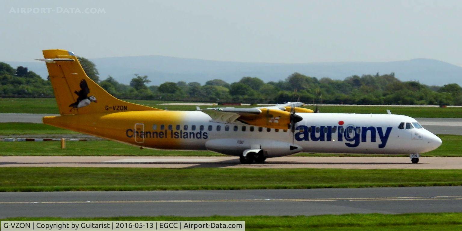 G-VZON, 2009 ATR 72-212A C/N 853, At Manchester