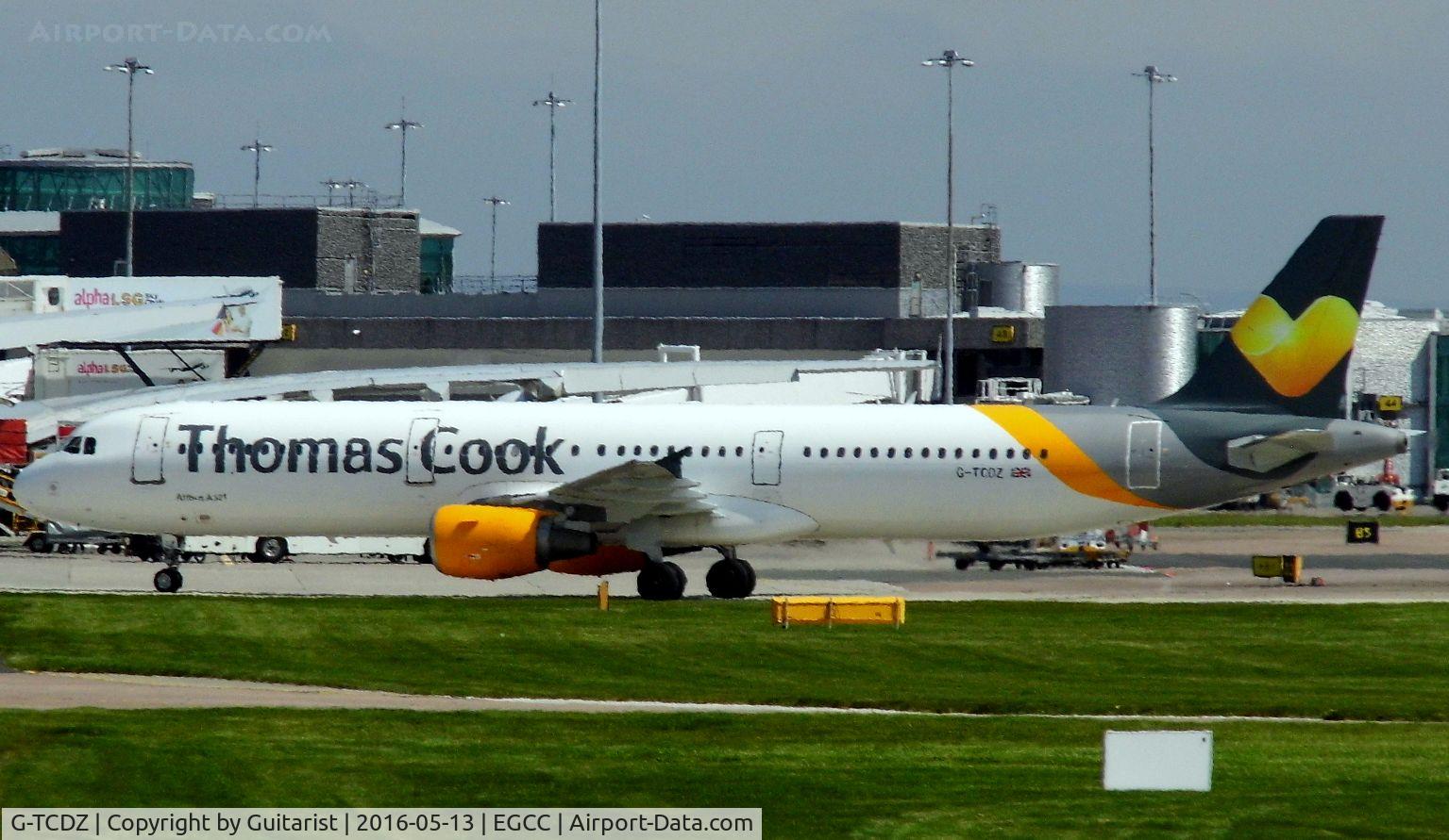 G-TCDZ, 1999 Airbus A321-211 C/N 1006, At Manchester