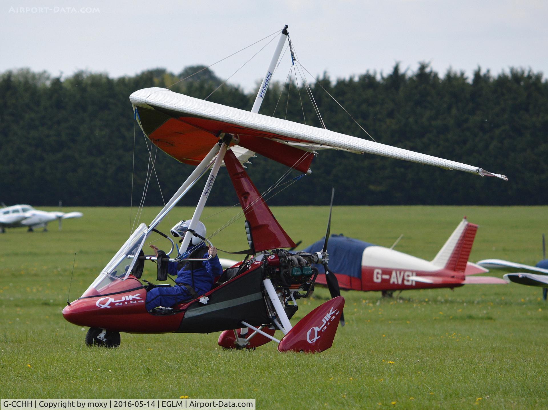 G-CCHH, 2003 Mainair Pegasus Quik C/N 7963, Mainair Sports Pegasus Quik microlight at White Waltham.