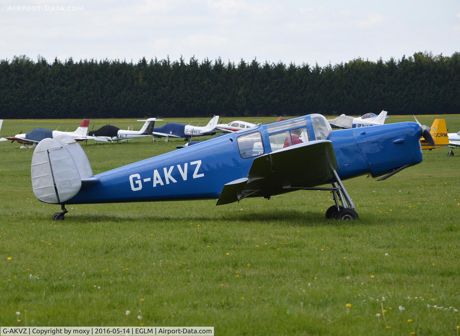 G-AKVZ, 1945 Miles M38 Messenger 4B C/N 6352, Miles M38 Messenger 4B at White Waltham. Ex RAF RH427