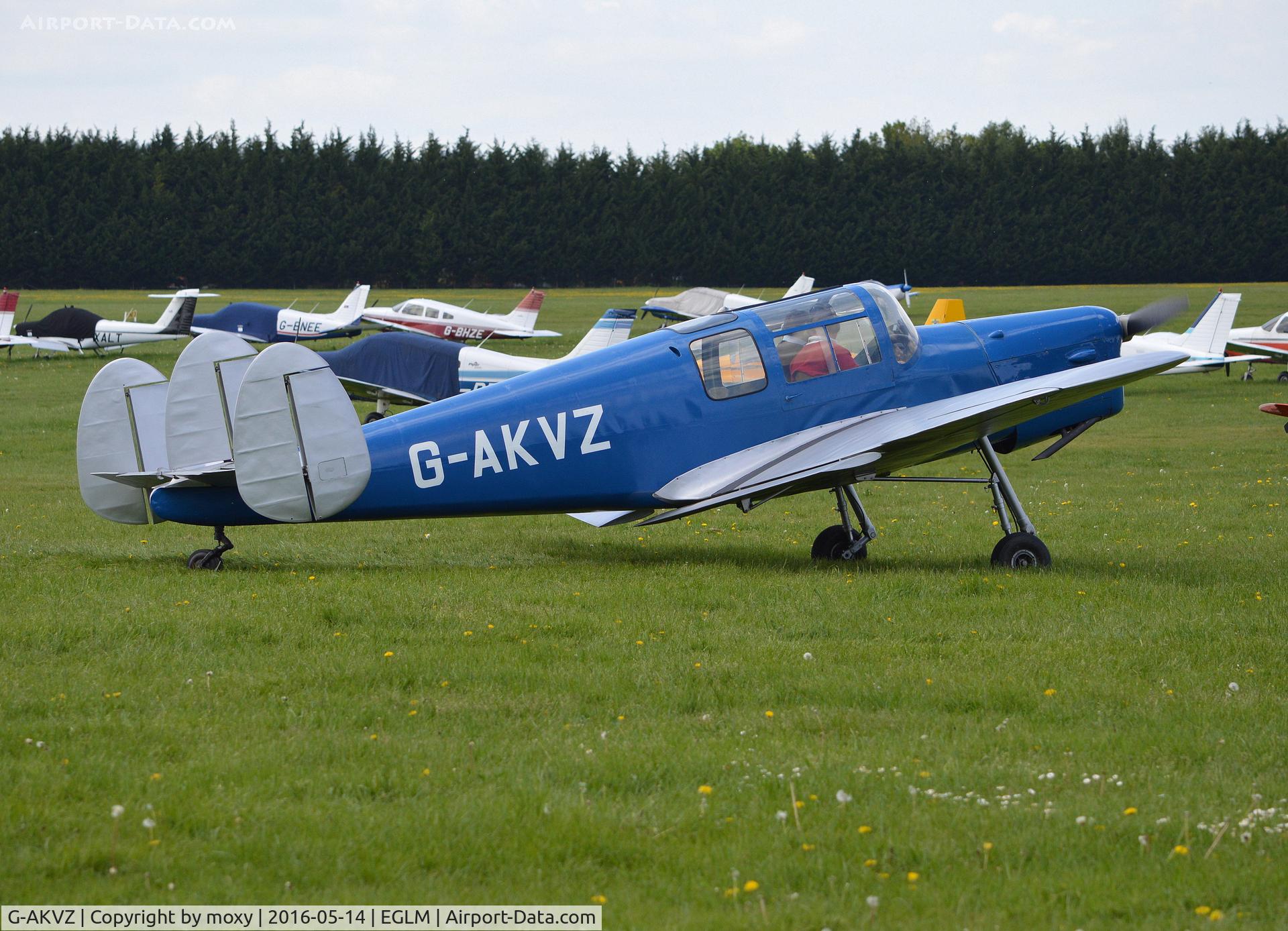G-AKVZ, 1945 Miles M38 Messenger 4B C/N 6352, Miles M38 Messenger 4B at White Waltham. Ex RAF RH427