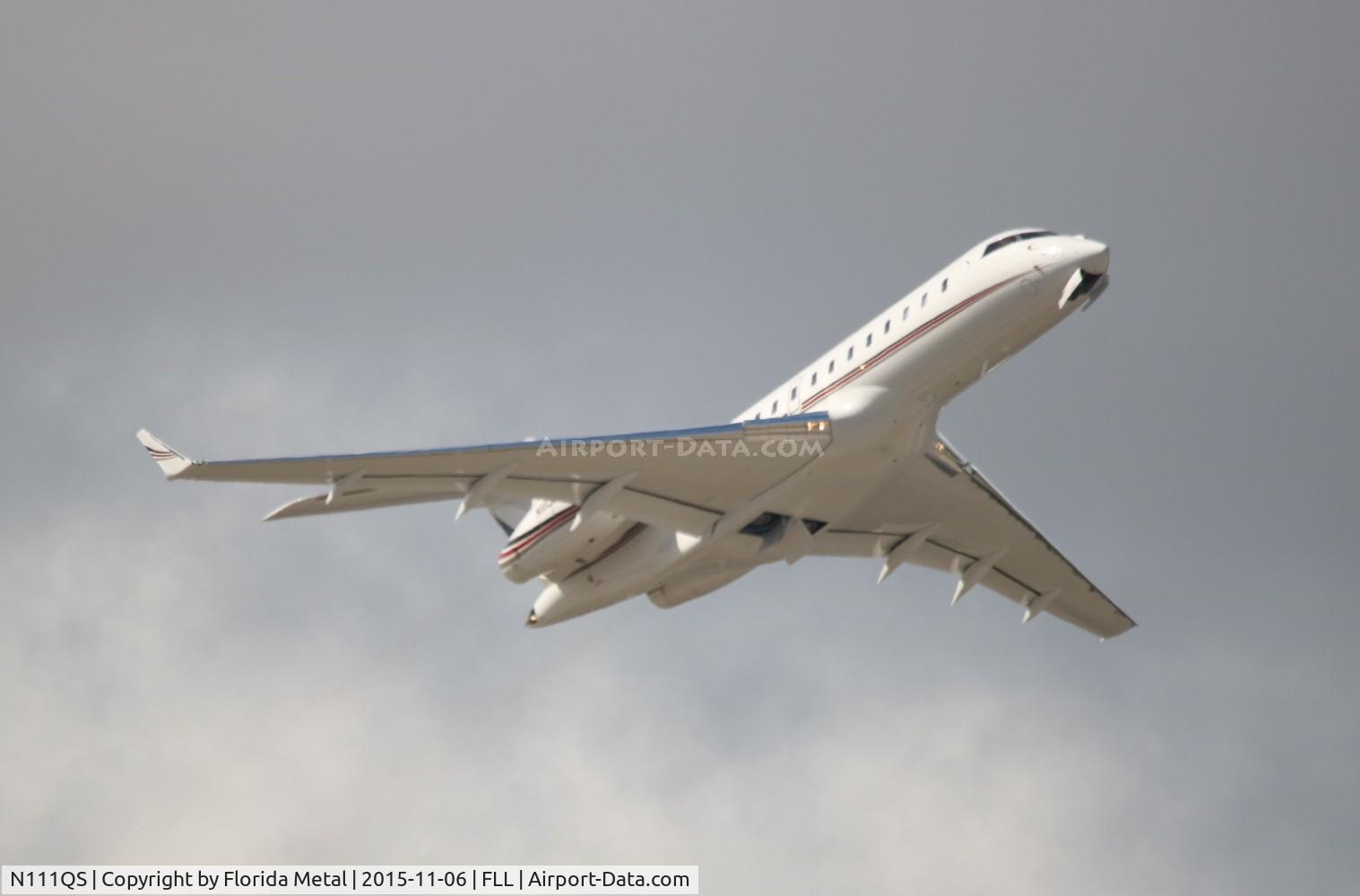 N111QS, 2014 Bombardier BD-700-1A11 Global 5000 C/N 9660, Net Jets Global 5000