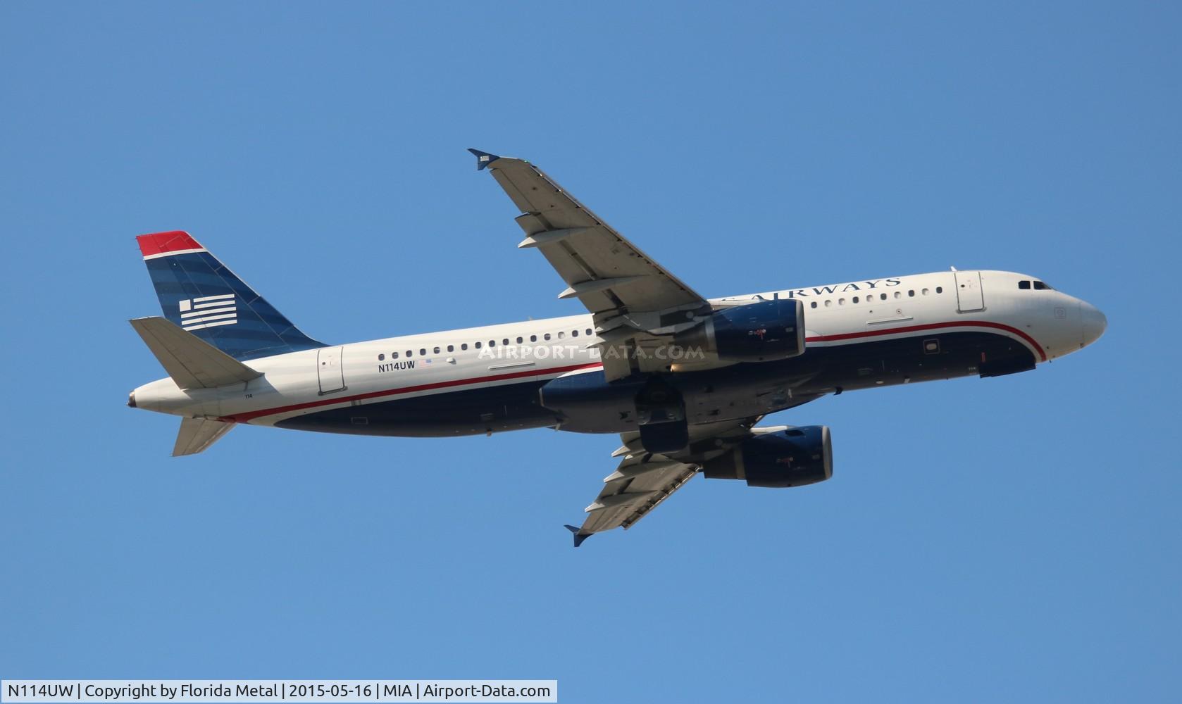 N114UW, 1999 Airbus A320-214 C/N 1148, USAirways