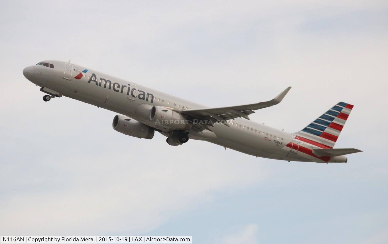 N116AN, 2014 Airbus A321-231 C/N 6070, American
