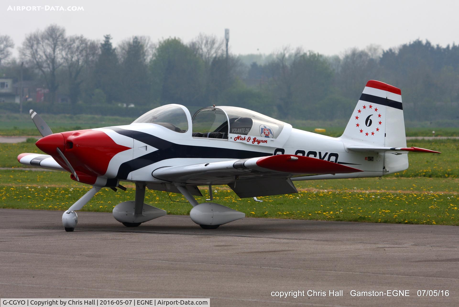 G-CGYO, 2005 Vans RV-6A C/N 24704, at Gamston