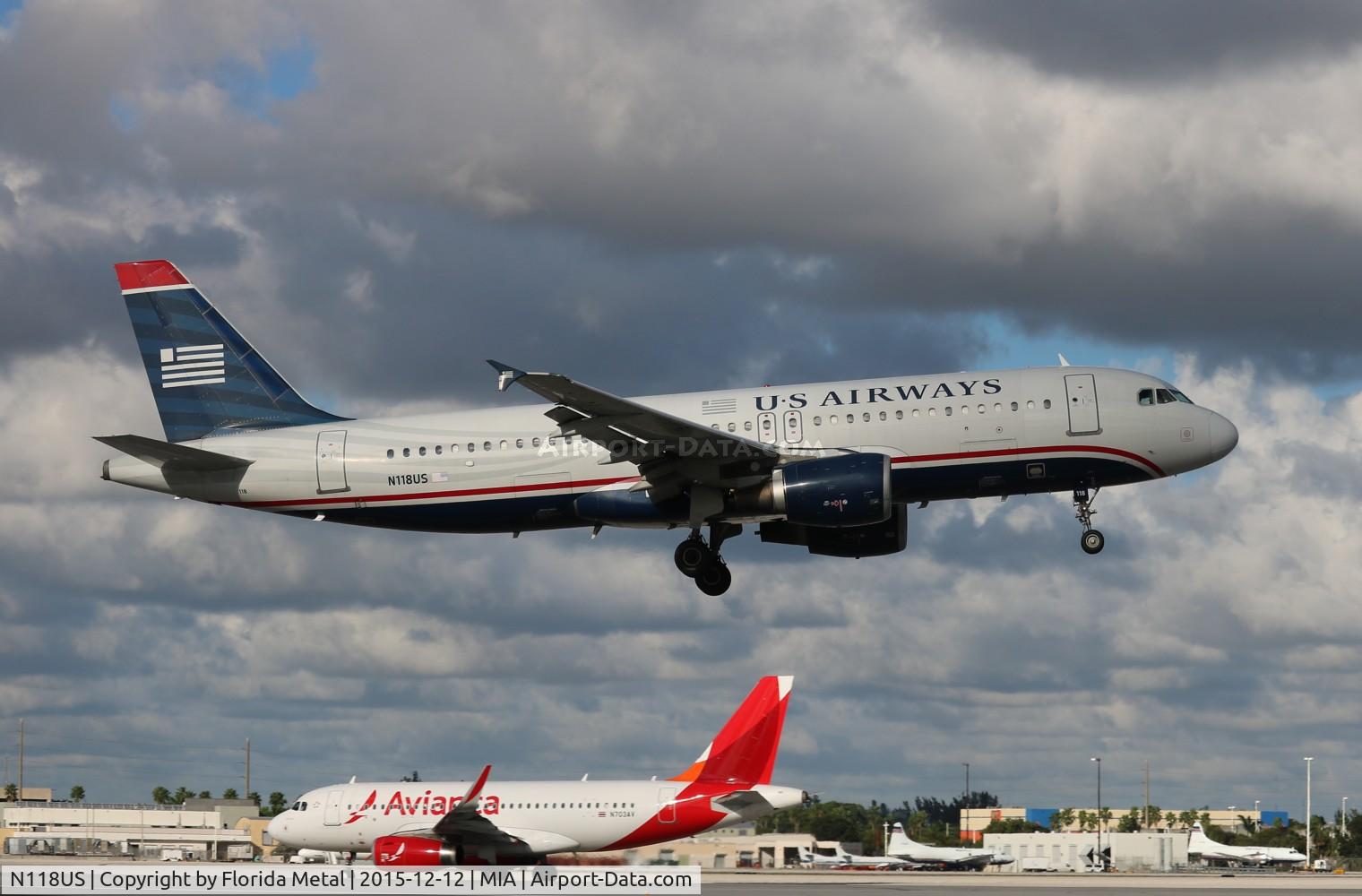 N118US, 2000 Airbus A320-214 C/N 1264, USAirways