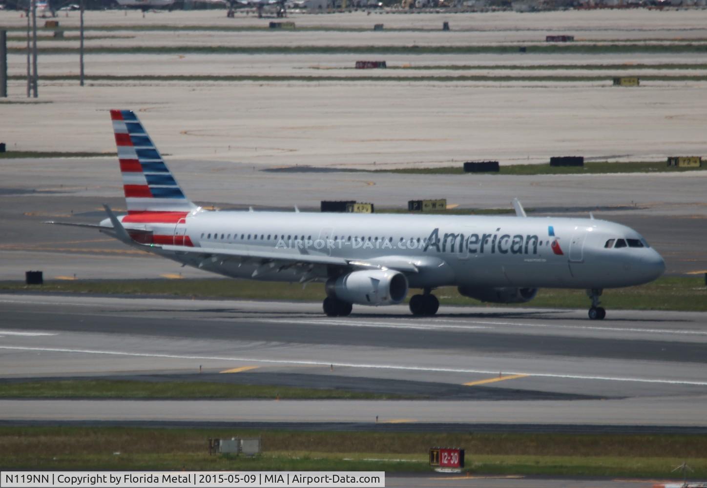 N119NN, 2014 Airbus A321-231 C/N 6222, American