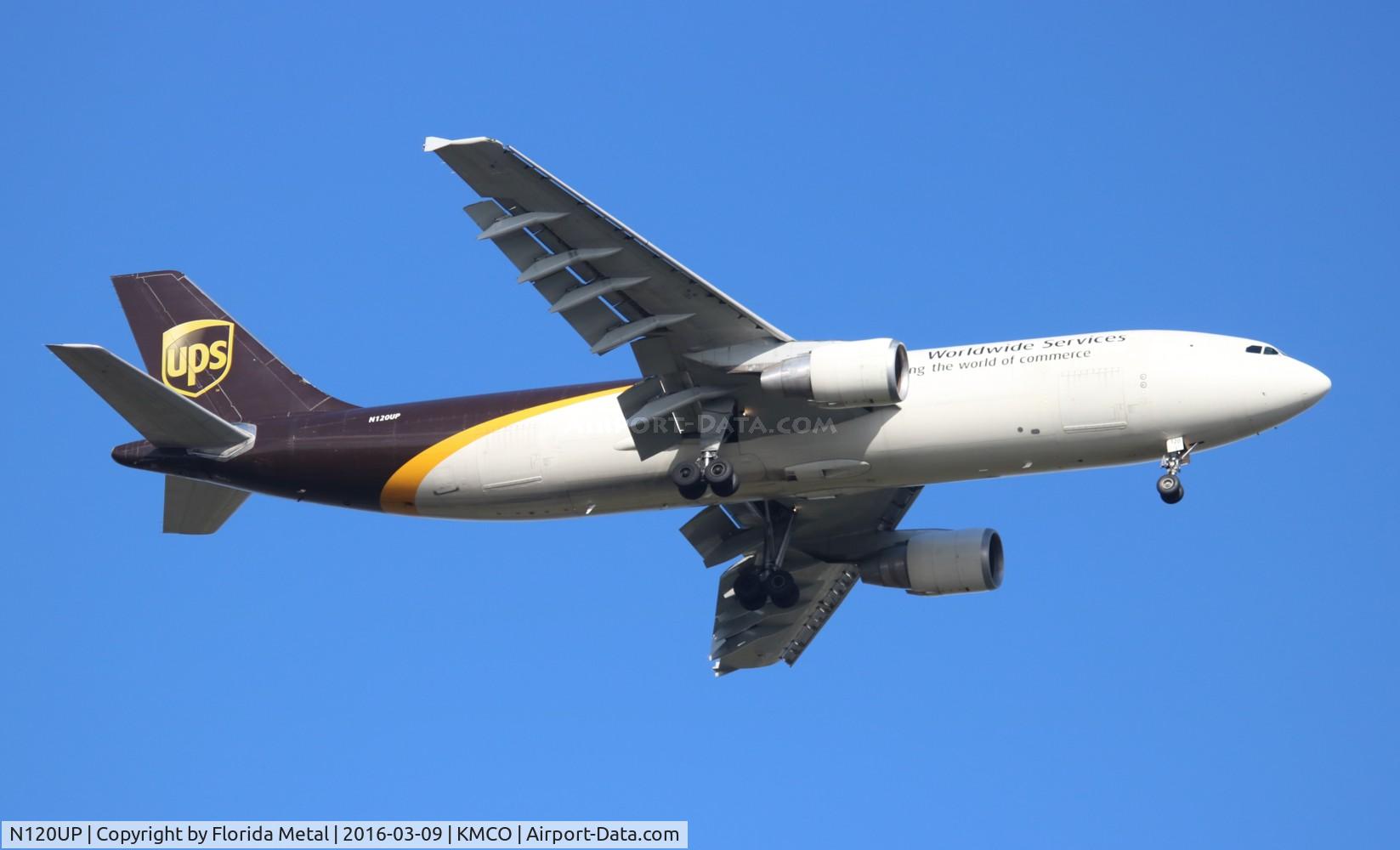 N120UP, 2000 Airbus A300F4-622R C/N 0805, UPS A300