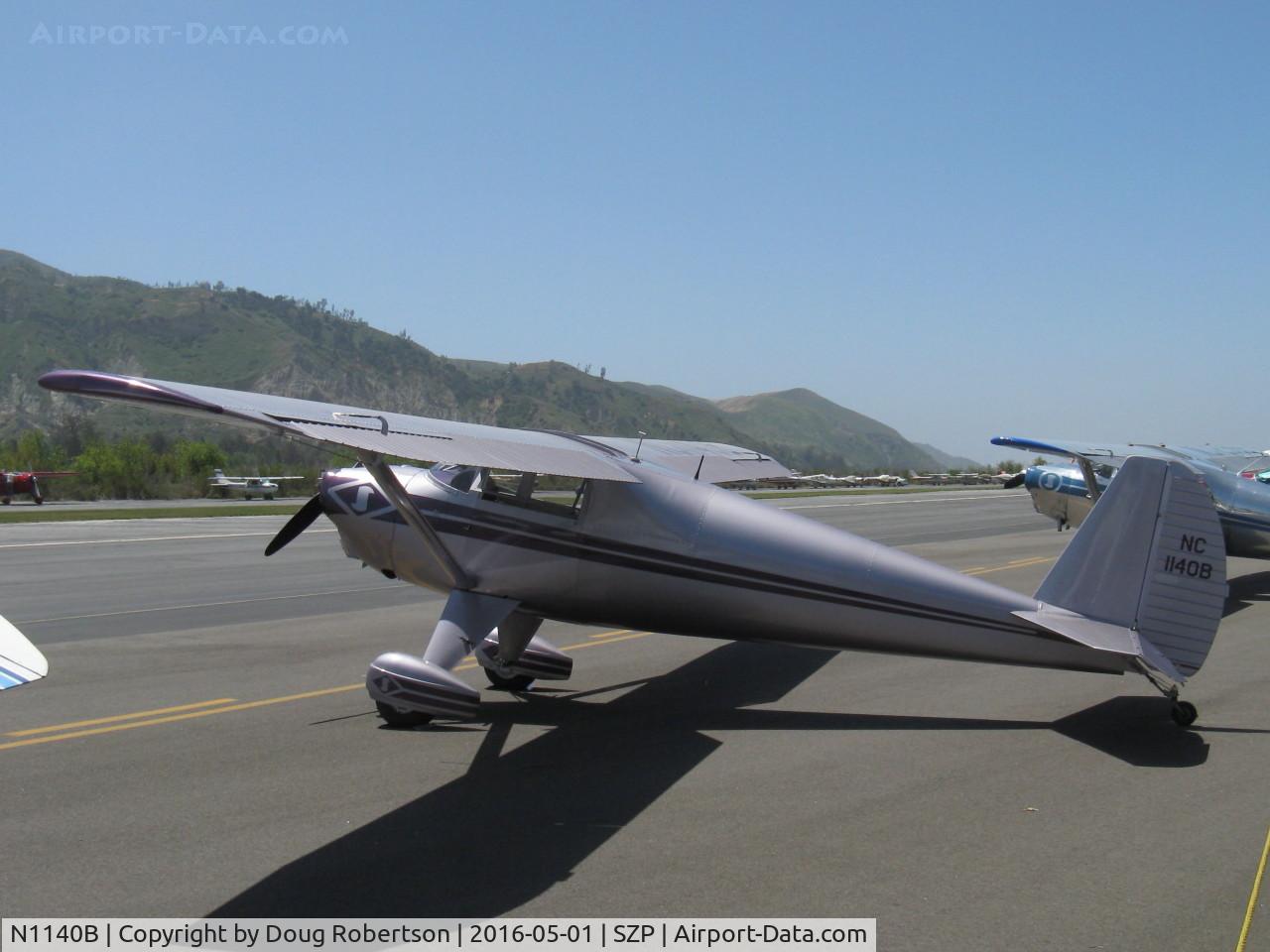 N1140B, 1947 Luscombe 8A C/N 5767, 1947 Luscombe 8A, Continental A&C85 85 Hp