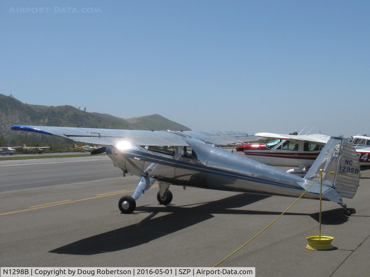 N1298B, 1947 Luscombe 8E Silvaire C/N 5925, 1947 Luscombe 8E SILVAIRE, Continental A&C85 85 Hp
