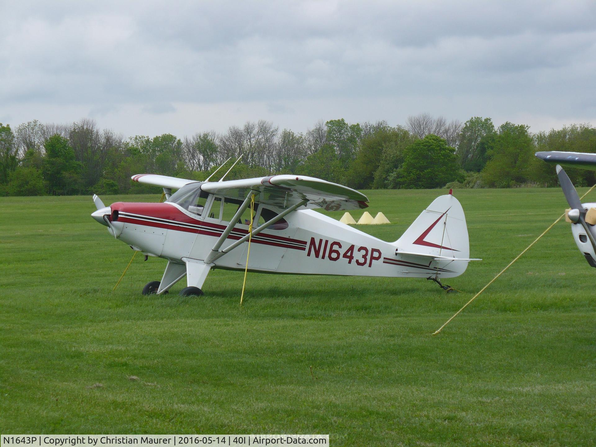 N1643P, 1954 Piper PA-22-150 C/N 22-2459, Piper PA-22 Pacer