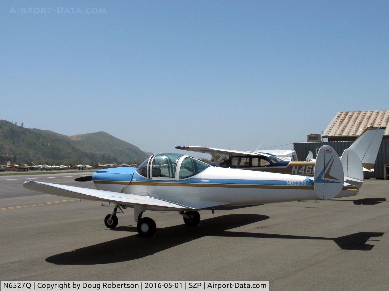 N6527Q, 1966 Alon A2 Aircoupe C/N A-127, 1966 ALON A2, Continental C90 90 Hp