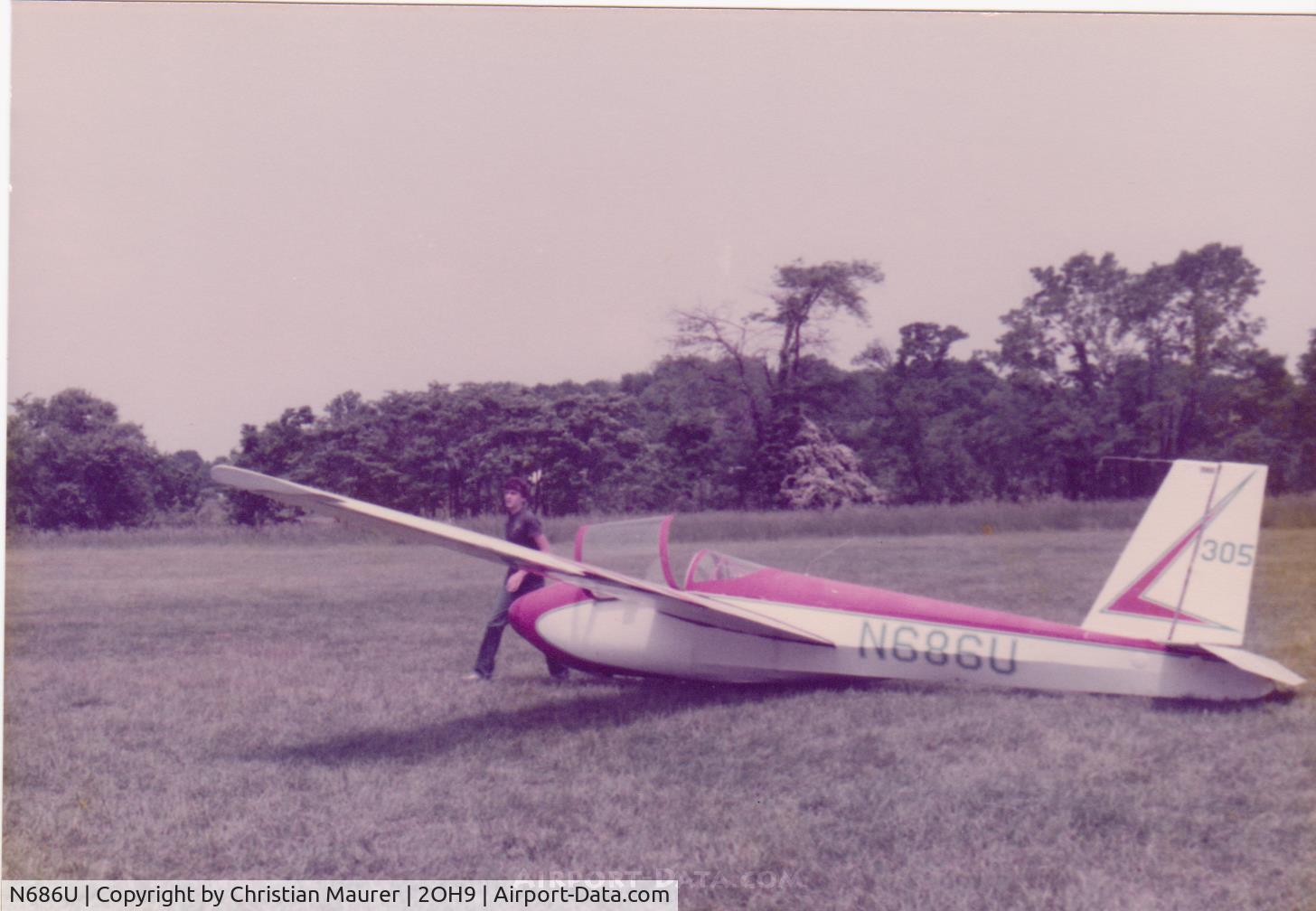 N686U, Schweizer SGS 1-26B C/N 305, Schweizer SGS-126B #305