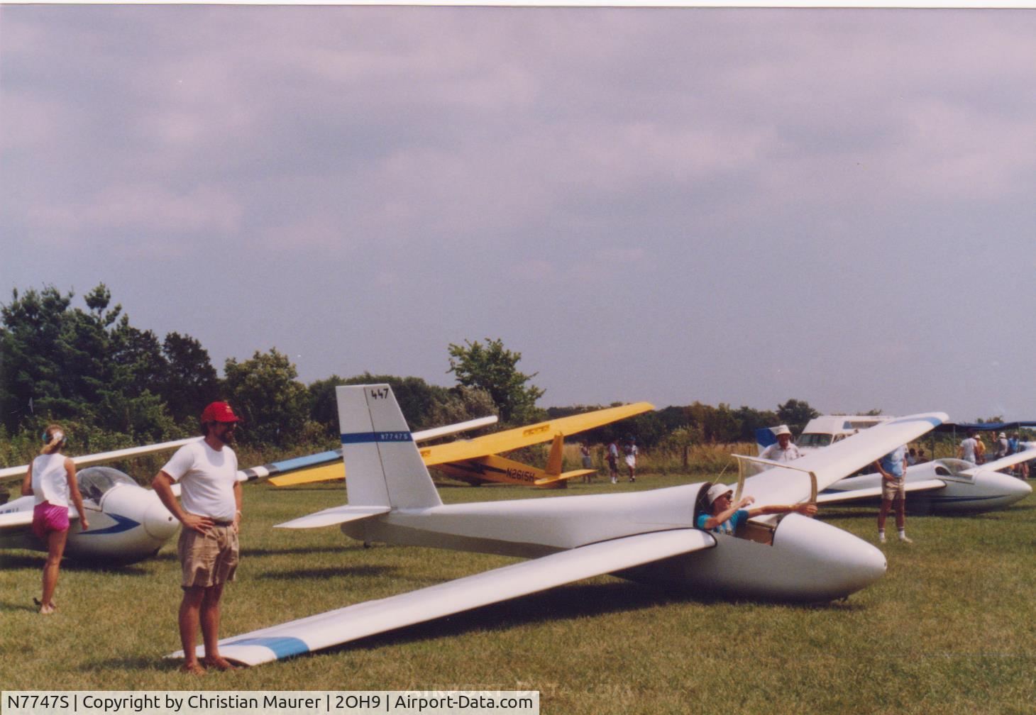N7747S, Schweizer SGS 1-26C C/N 447, Schweizer SGS 1-26C A/C #447