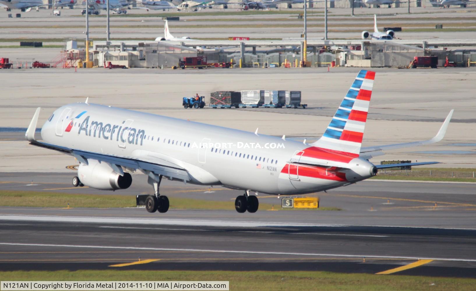 N121AN, 2014 Airbus A321-231 C/N 6238, American