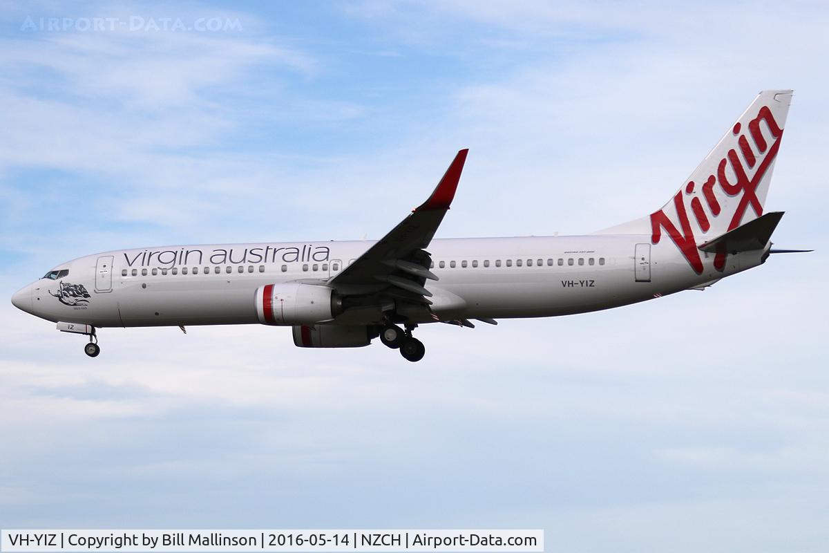 VH-YIZ, 2014 Boeing 737-8FE C/N 40702, as VA126 from BNE