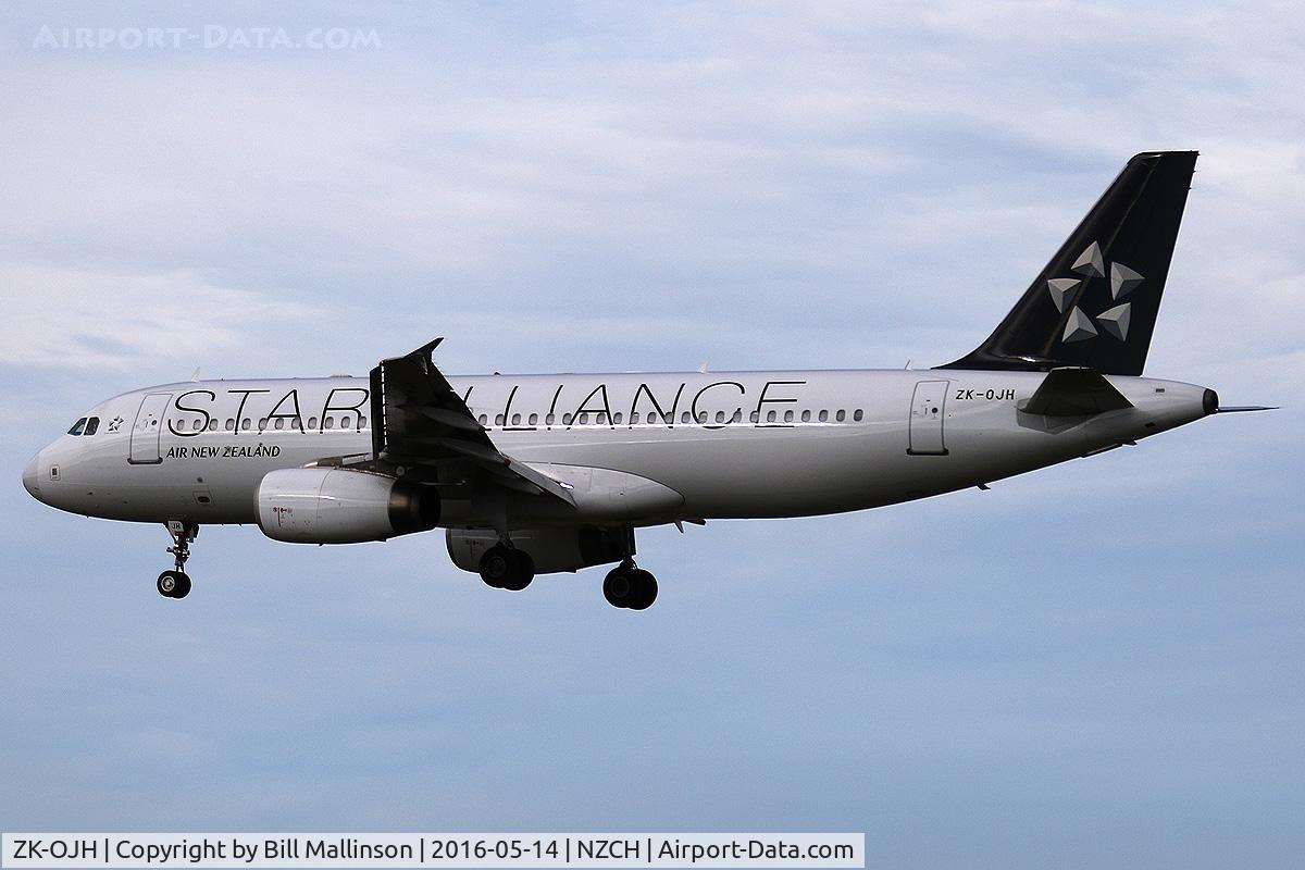 ZK-OJH, 2004 Airbus A320-232 C/N 2257, NZ898 from MEL