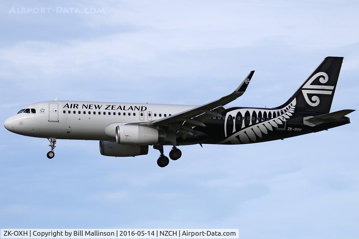 ZK-OXH, 2015 Airbus A320-232 C/N 6471, NZ636 from ZQN, then as NZ629 back to ZQN