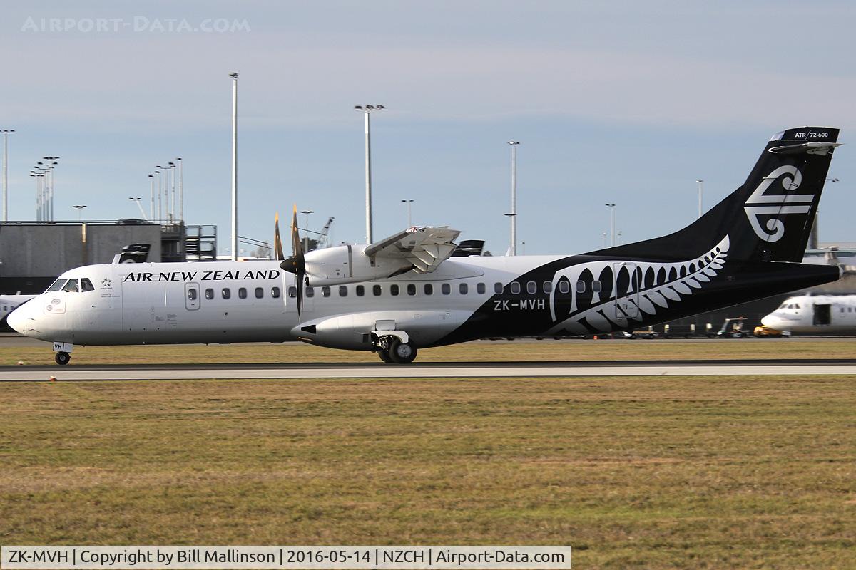 ZK-MVH, 2015 ATR 72-212A C/N 1304, away into the windy blue yonder