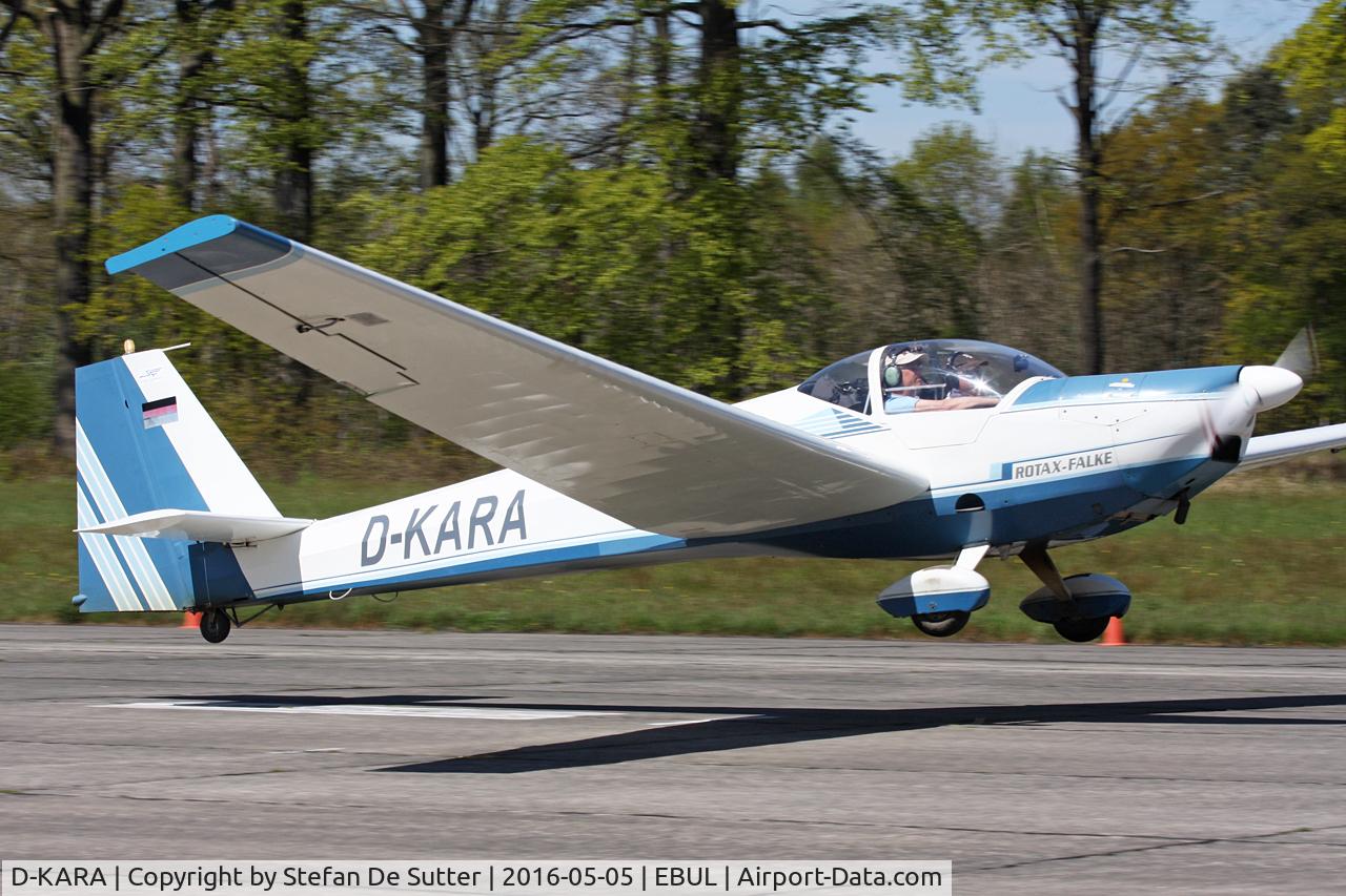 D-KARA, Scheibe SF-25C/TL Rotax-Falke C/N Not found D-KARA, Arriving in Ursel during the Precicion Landing Contest 2016. First picture.