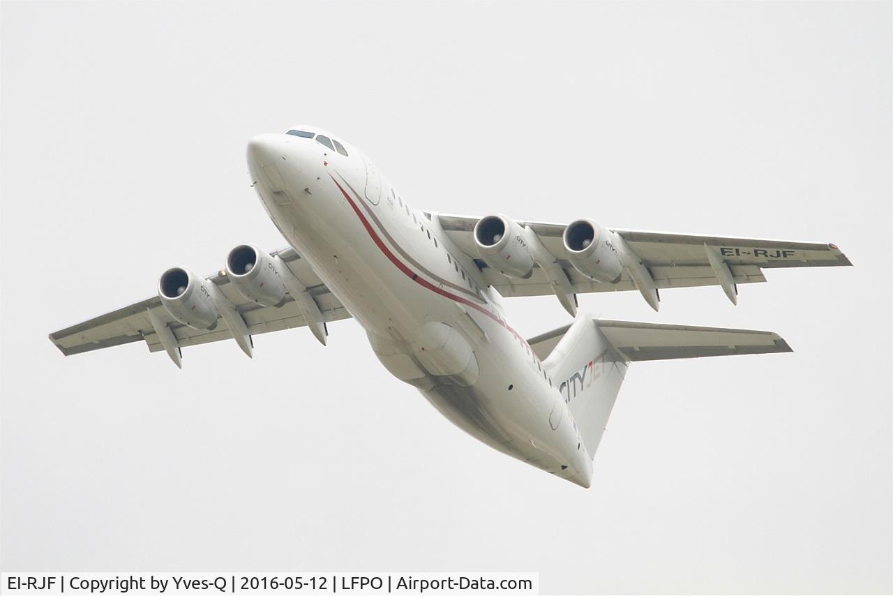 EI-RJF, 1998 British Aerospace Avro 146-RJ85A C/N E2337, British Aerospace RJ-85A, Take off rwy 26, Paris-Orly airport (LFPO-ORY)