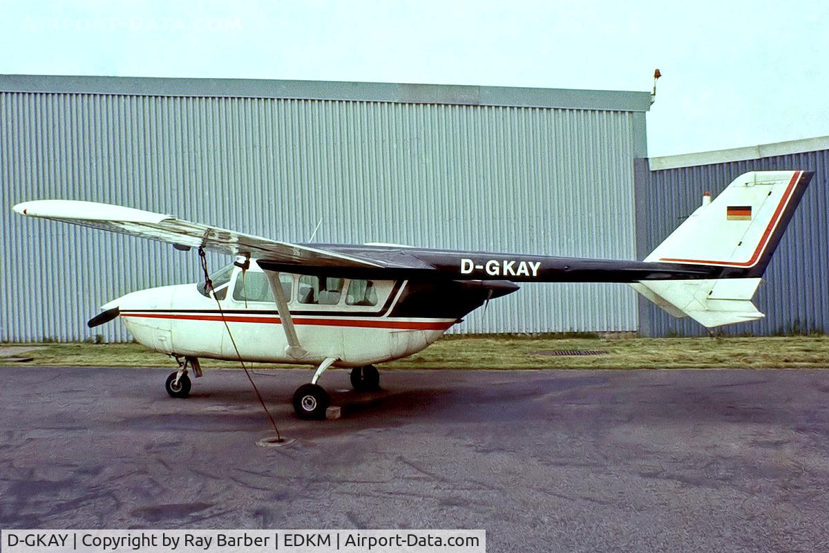 D-GKAY, Cessna 337 Super Skymaster C/N 337-0096, Cessna 337 Super Skymaster [337-0096] Marl~D 13/05/1978. From a slide.